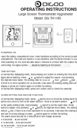Digoo DG-TH1180 Instrukcja obsługi