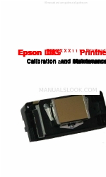 Epson DX5 X 1 Etalonnage et maintenance