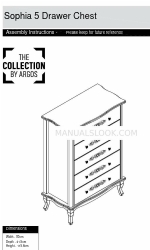 Argos Sophia 5 Drawer Chest Інструкція з монтажу Посібник з монтажу