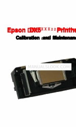 Epson DX5 X 2 Kalibrasi dan Pemeliharaan