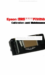 Epson DX5 X 2 Kalibrasi dan Pemeliharaan