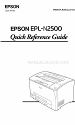 Epson EPL-N2500 빠른 참조 매뉴얼