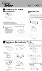 Epson EPL-N2500 설정