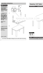 Argos Swanley 120 307/0044 Инструкции по сборке