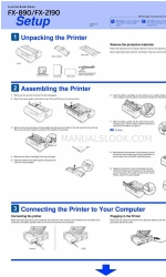 Epson FX 890 Посібник з налаштування