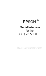 Epson GQ-3500 Gebruikershandleiding