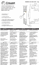 Crouzet EMWS 84 903 020 Інструкція з монтажу