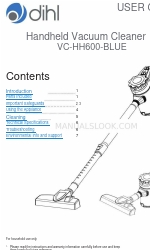 DIHL VC-HH600-BLUE Посібник користувача