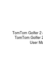 TomTom Golfer 2 Kullanıcı Kılavuzu