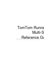 TomTom Runner & Multi-Sport Reference Manual