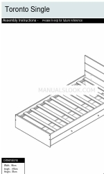 Argos Toronto 697/0835 Manual de instruções de montagem