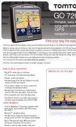 TomTom GO 720 - Automotive GPS Receiver 技術仕様
