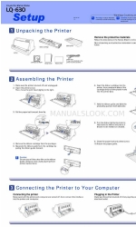 Epson LQ-630 Руководство по настройке