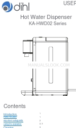 DIHL KA-HWD02 Series Руководство пользователя