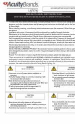 Acuity Brands Lighting Lithonia HLF2 Instructions d'installation