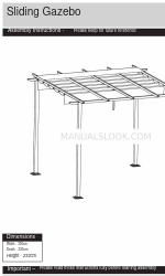 Argos Sliding Gazebo 803/3914 Інструкція з монтажу Посібник з монтажу