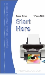 Epson R800 - Stylus Photo Color Inkjet Printer Посібник 