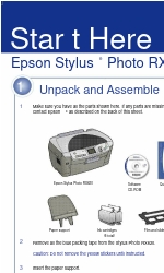 Epson RX620 - Stylus Photo Color Inkjet Buradan Başlayın Kılavuzu