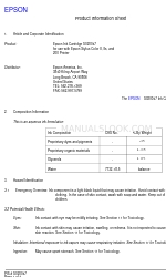 Epson S020047 Product Information Sheet