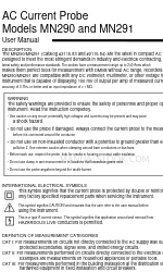 AEMC instruments 2115.83 Посібник користувача