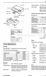 Epson Stylus Color 400 Product Information Manual