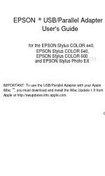 Epson Stylus Color 440 Benutzerhandbuch