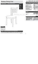 Argos Home Banbury Dining Chair 576688 Istruzioni per il montaggio