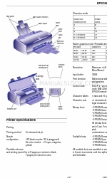 Epson Stylus Color 800 Manuel