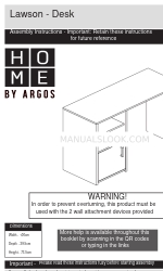 Argos Home Lawson 402/4439 Assembly Instructions Manual