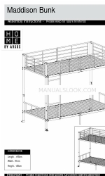 Argos Home Maddison Bunk 798/6110 Assembly Instructions Manual