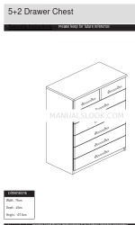 Argos Home Normandy 5+2 Drawer Chest of Drawers Manual de instrucciones de montaje