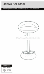 Argos Home Ottawa Bar Stool 600/1429 Manual de instrucciones de montaje