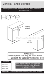 Argos Home Venetia 323/9603 Manual de instrucciones de montaje