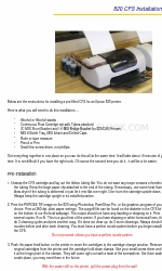 Epson Stylus Photo 820 Instructions d'installation