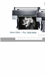 Epson Stylus Pro 7900 Manuel de référence rapide