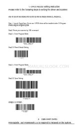 Argox AS-8000CL Instruction Sheet