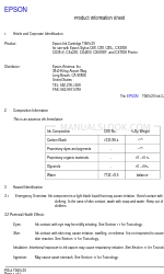 Epson T060120 Produkt-Informationsblatt