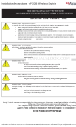 Acuity Controls rPODB Istruzioni per l'installazione