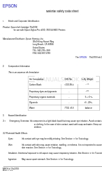 Epson T543700 Fiche de données de sécurité