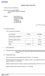 Epson T545500 Ficha de datos de seguridad