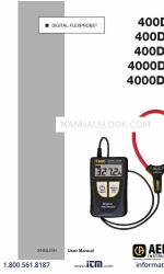 AEMC instruments DIGITAL FLEXPROBE 4000D-14 Посібник користувача