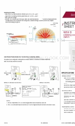 Acuity Controls Sensor Switch WSX D Hoja de instrucciones