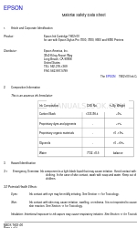 Epson T602100 Sicherheitsdatenblatt