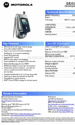 Motorola A728 Reference Sheet