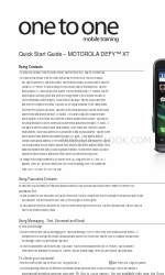 Motorola DEFY XT 빠른 시작 매뉴얼