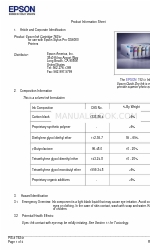 Epson T6241 Fiche d'information sur le produit