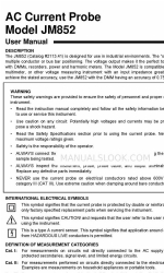 AEMC instruments JM852 User Manual