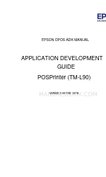 Epson TM-L90 series Manual de desarrollo