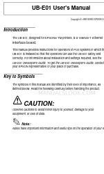 Epson UB-E01 User Manual