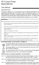 AEMC instruments MD305 User Manual